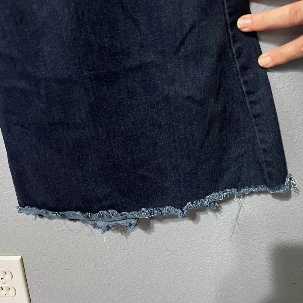 Judy Blue Jeans Womens Sz (15/32) Blue Pull On Super Flare High Rise Stretch EUC - Picture 6 of 7